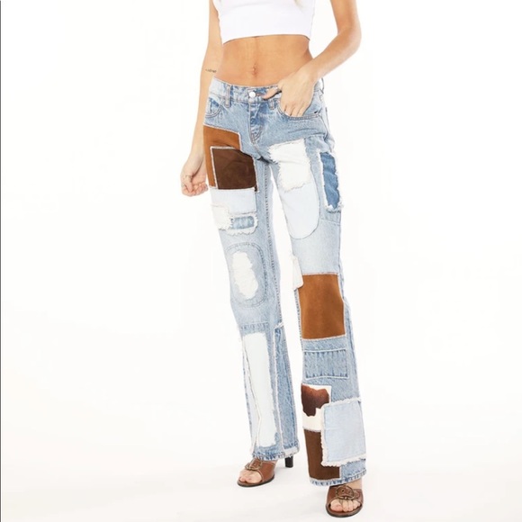 Revice denim A-List/Paparazzi patchwork jeans size 23